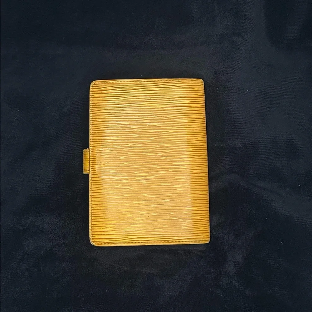 Louis Vuitton Yellow Epi Leather Home Office Planner